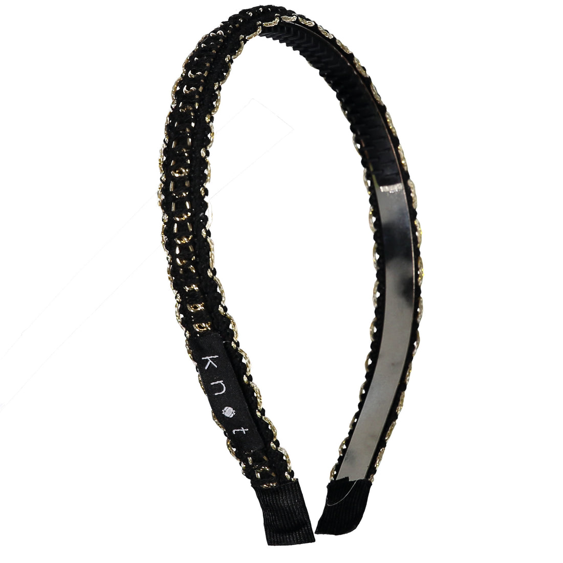 Knot Hairbands Chain Headband // Black