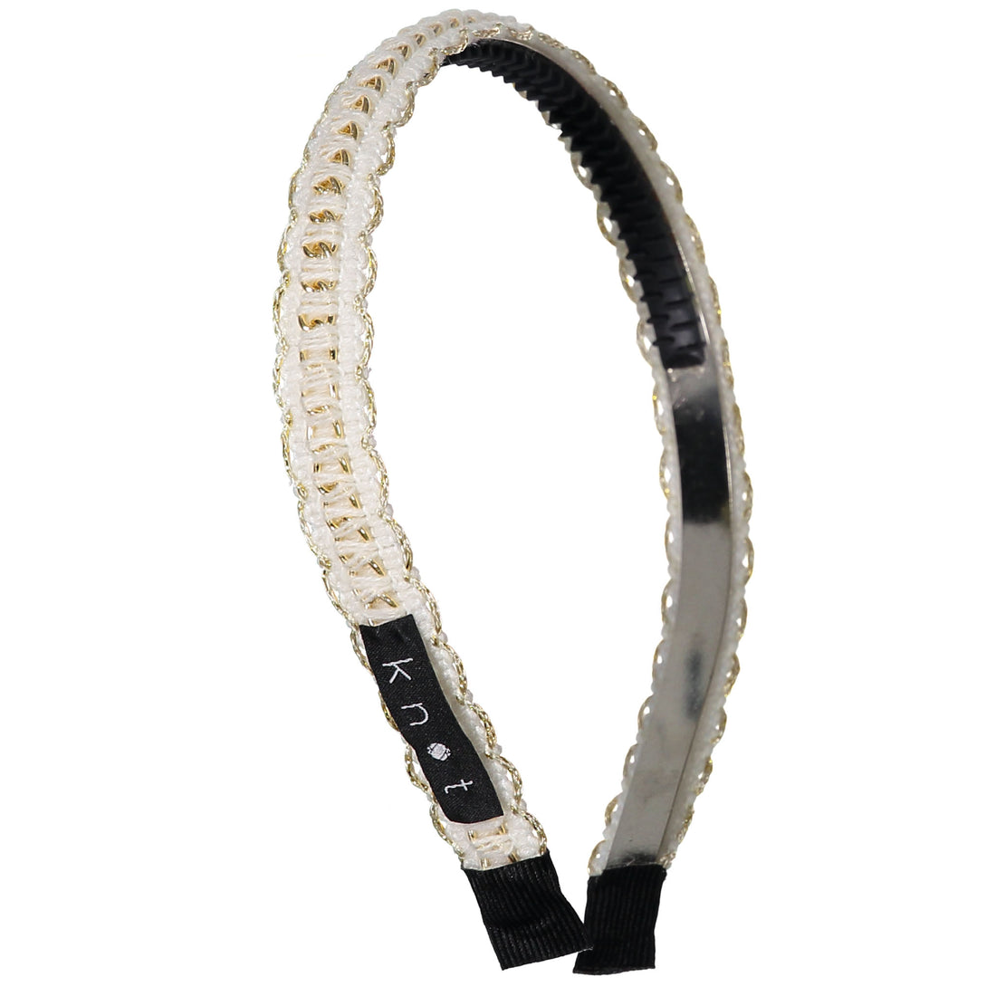 Knot Hairbands Chain Headband // Cream