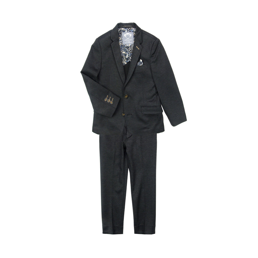 Appaman Charcoal 2-Pc Stretchy Mod Suit