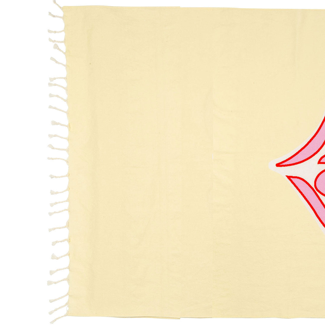 Chloe accessories OS Chloe Pale Yellow Heart Logo Towel