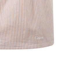 Chloe dresses Chloe Beige Striped Babydoll Dress