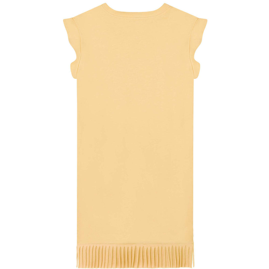 Chloe dresses Chloe Straw Jersey Fringe Heart Logo Dress