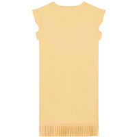Chloe dresses Chloe Straw Jersey Fringe Heart Logo Dress