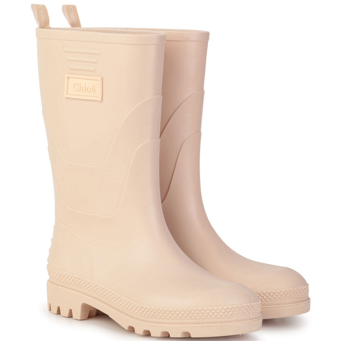 Chloe shoes Chloe Pink Logo Rainboots