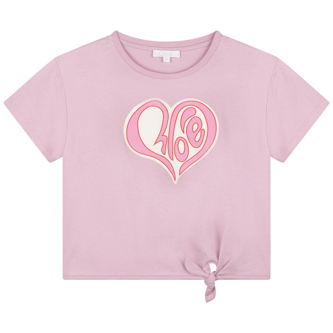 Chloe tees Chloe Lilac Heart Logo Tee