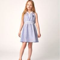 Chloe Blue Striped Dress