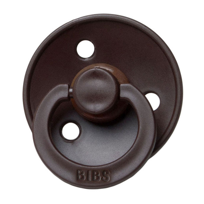 Mushie Chocolate Bibs Pacifier