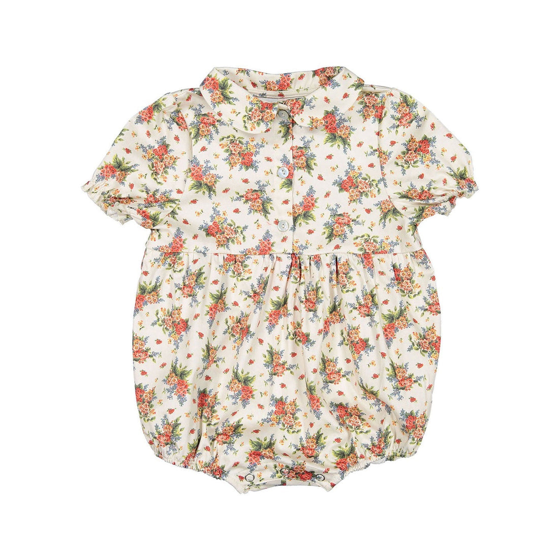 Christina Rohde rompers Christina Rohde Beige Floral Romper