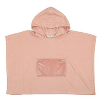 Coco Blanc accessories Coco Blanc Smoky Rose Terry Poncho