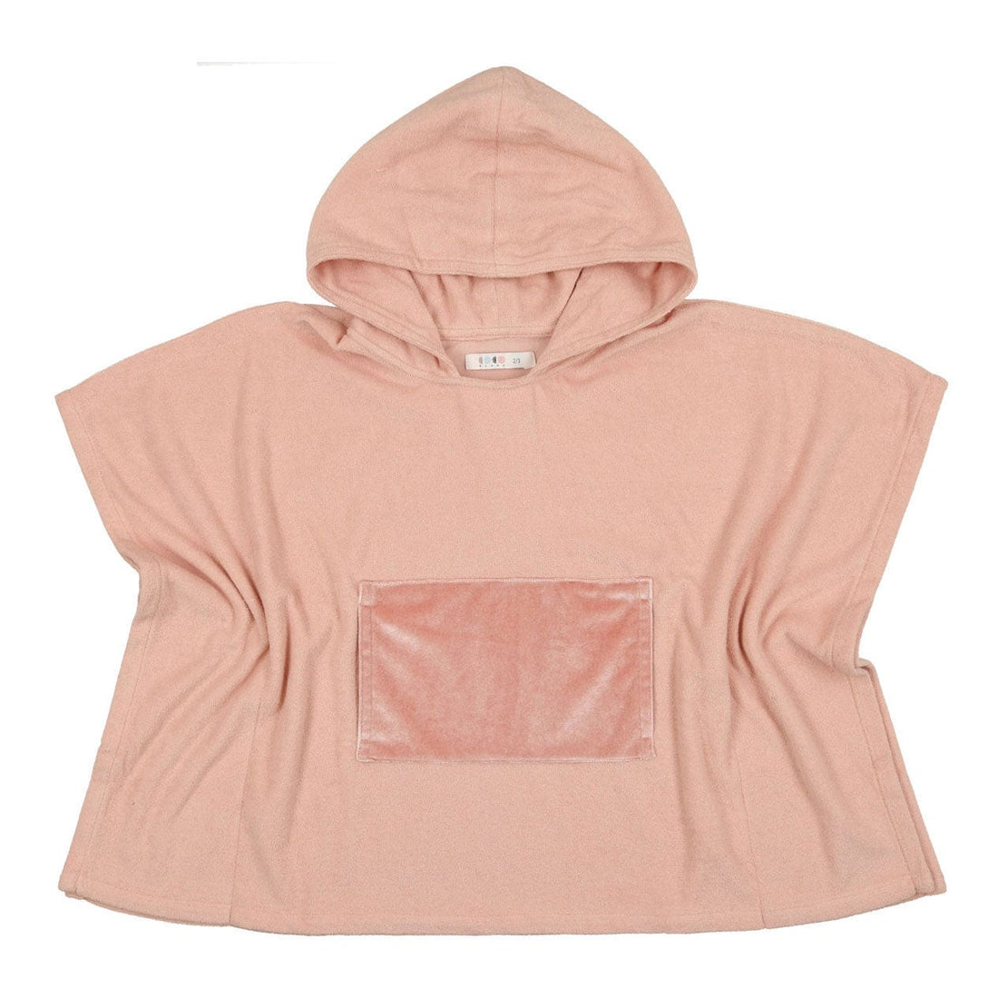 Coco Blanc accessories Coco Blanc Smoky Rose Terry Poncho