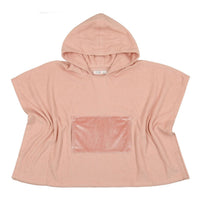 Coco Blanc accessories Coco Blanc Smoky Rose Terry Poncho