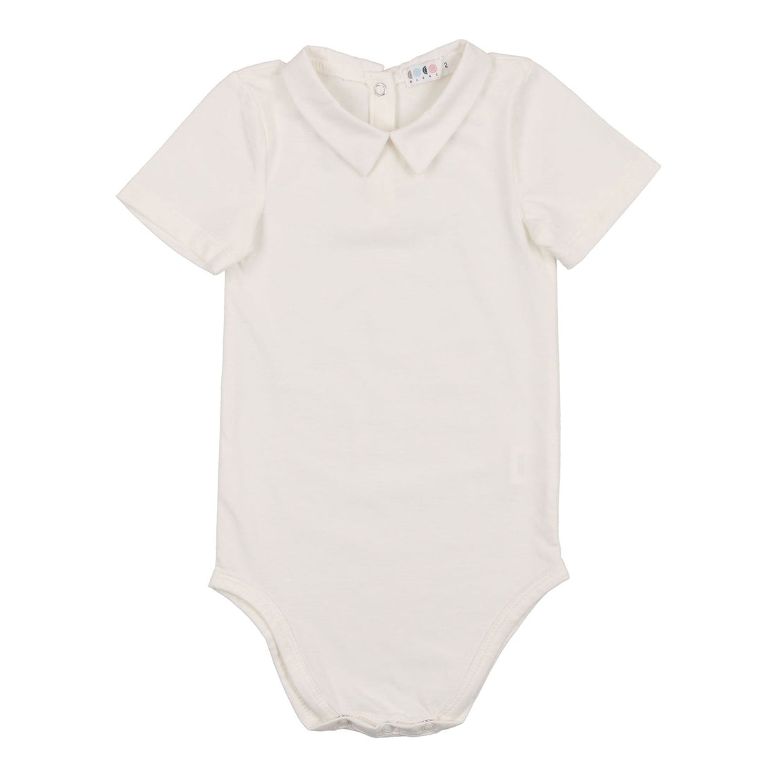 Coco Blanc bodysuits Coco Blanc Antique White Modal Peter Pan Onesie