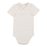 Coco Blanc bodysuits Coco Blanc Antique White Modal Peter Pan Onesie