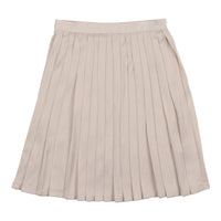 Coco Blanc bottoms Coco Blanc Antique White Pleated Skirt