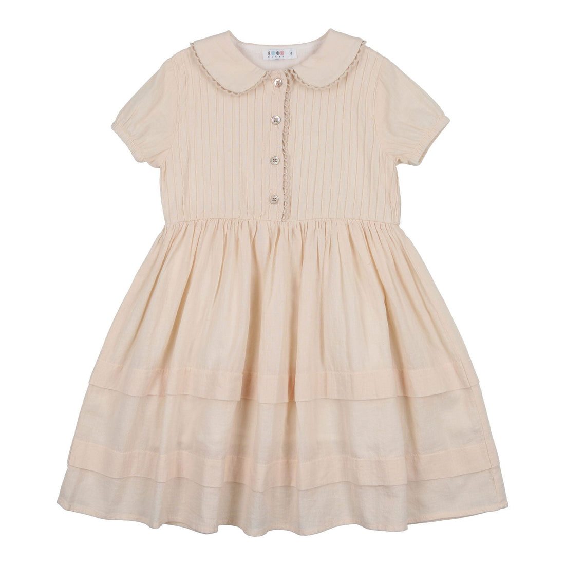 Coco Blanc dresses Coco Blanc Powdered Mauve Peter Pan Collar Dress