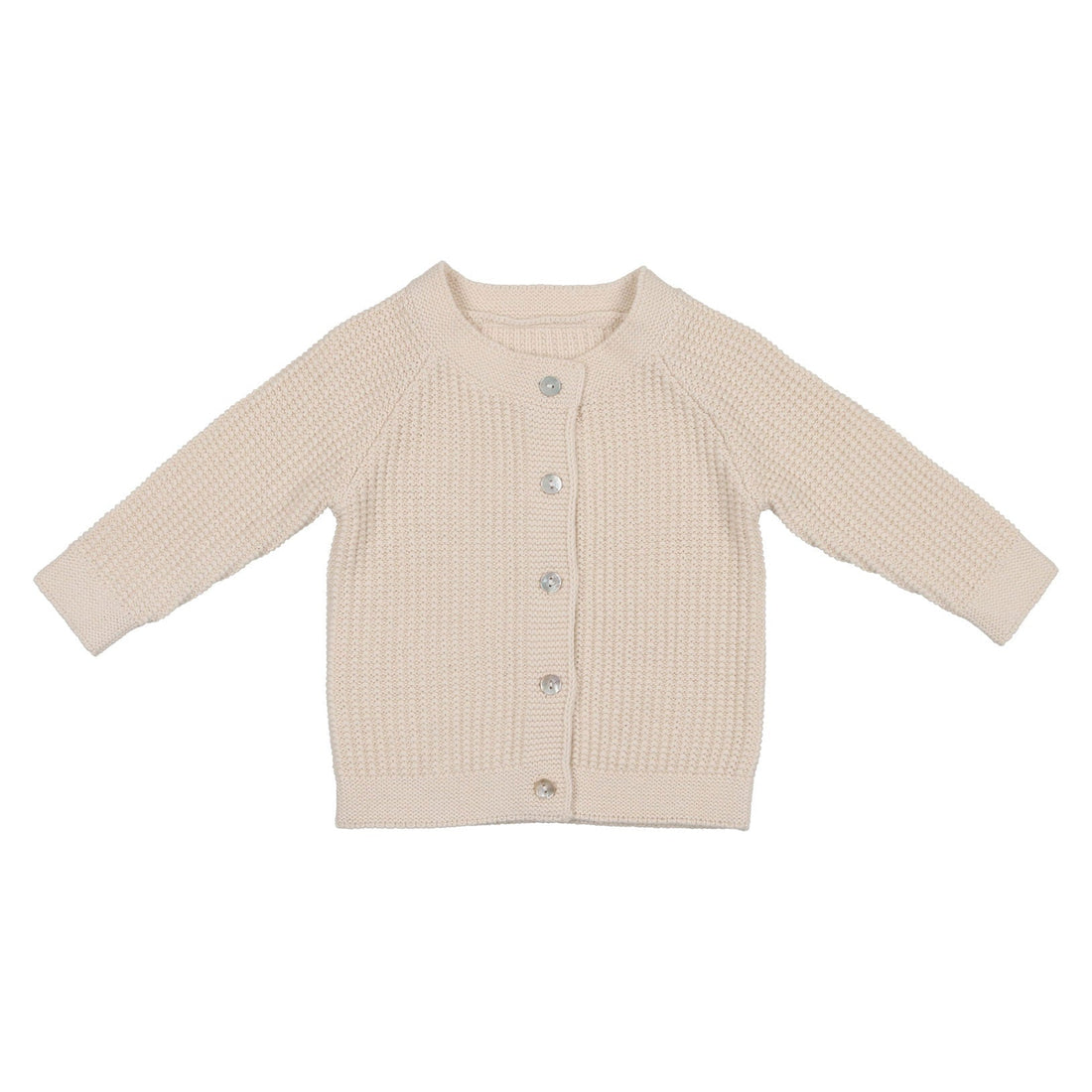 Coco Blanc knitwear Coco Blanc Antique White Baby Knit Cardigan