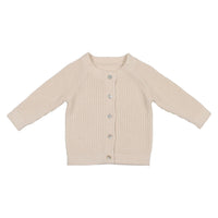 Coco Blanc knitwear Coco Blanc Antique White Baby Knit Cardigan