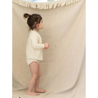 Coco Blanc knitwear Coco Blanc Antique White Baby Knit Cardigan