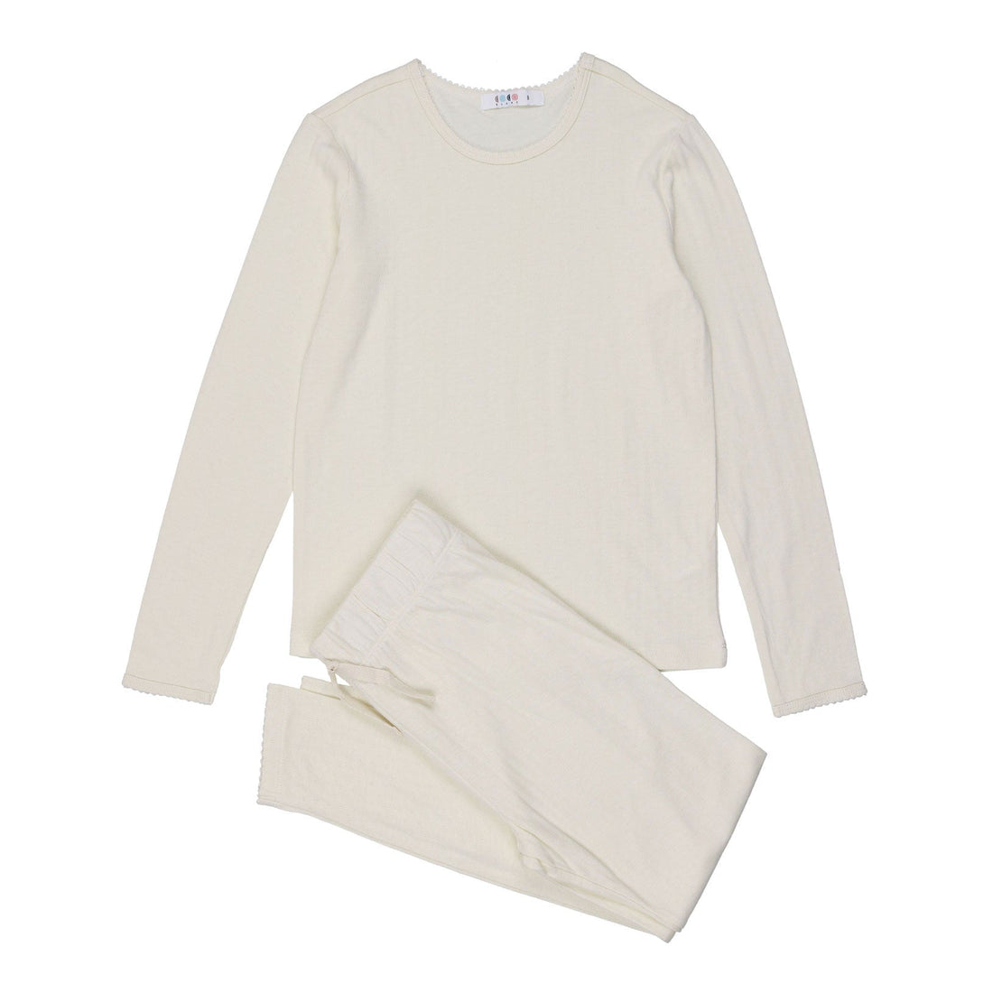 Coco Blanc pajamas Coco Blanc Antique White Pointelle Pajama
