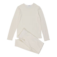 Coco Blanc pajamas Coco Blanc Antique White Pointelle Pajama