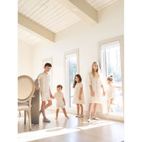 Coco Blanc rompers Coco Blanc Flaxy Oat Boys Linen Romper
