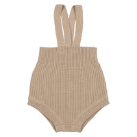 Coco Blanc rompers Coco Blanc Taupe Knit Romper