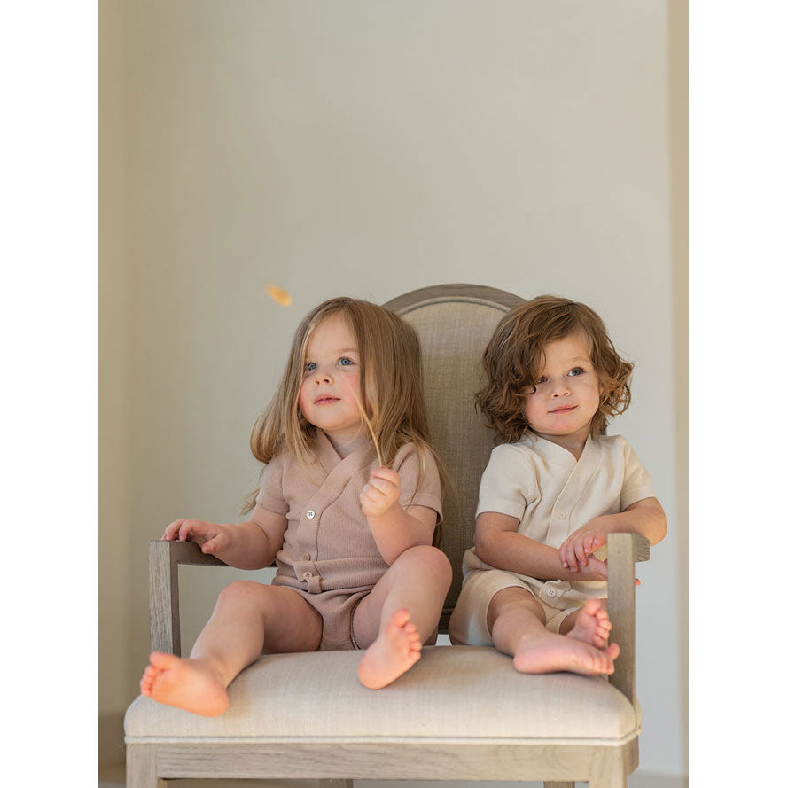 Coco Blanc sets Coco Blanc Antique White Baby Side Button Set