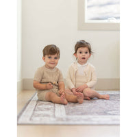 Coco Blanc sets Coco Blanc Taupe Baby Knit Pointelle Set
