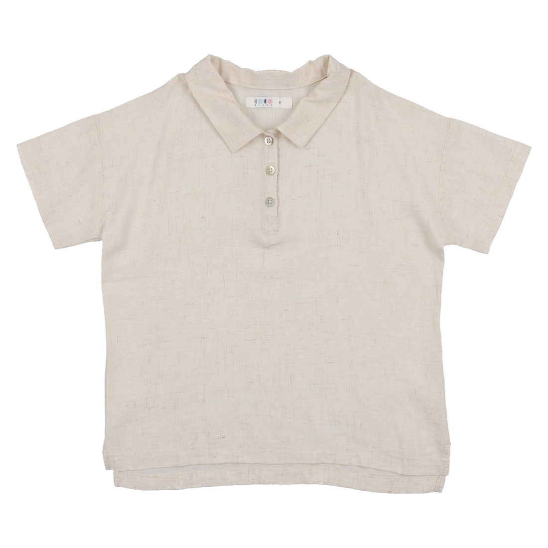 Coco Blanc shirts Coco Blanc Flaxy Oat Linen Shirt