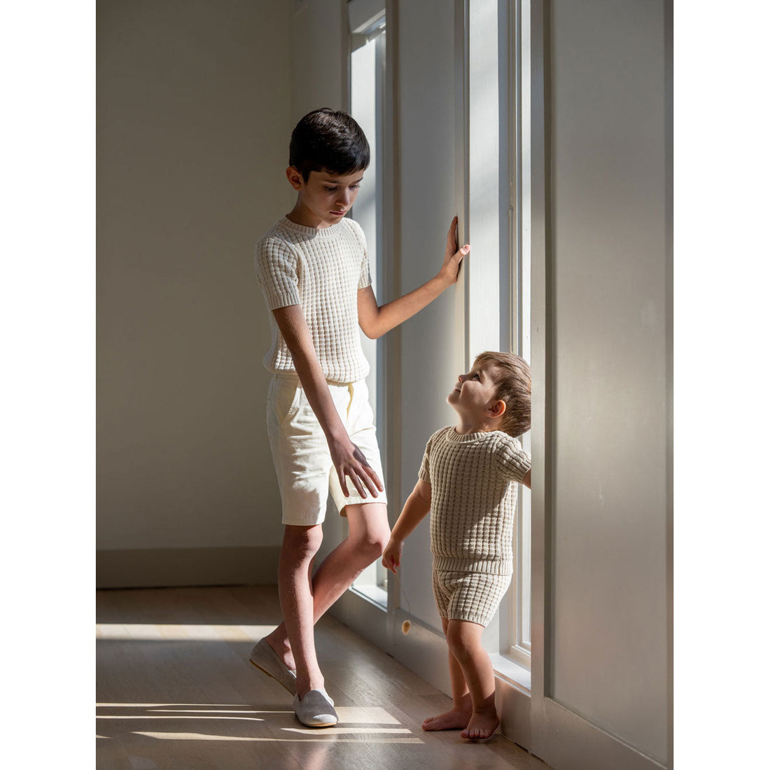Coco Blanc Shorts Coco Blanc Antique White Dressy Shorts