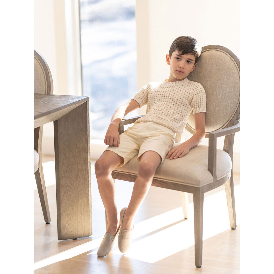 Coco Blanc Shorts Coco Blanc Antique White Dressy Shorts