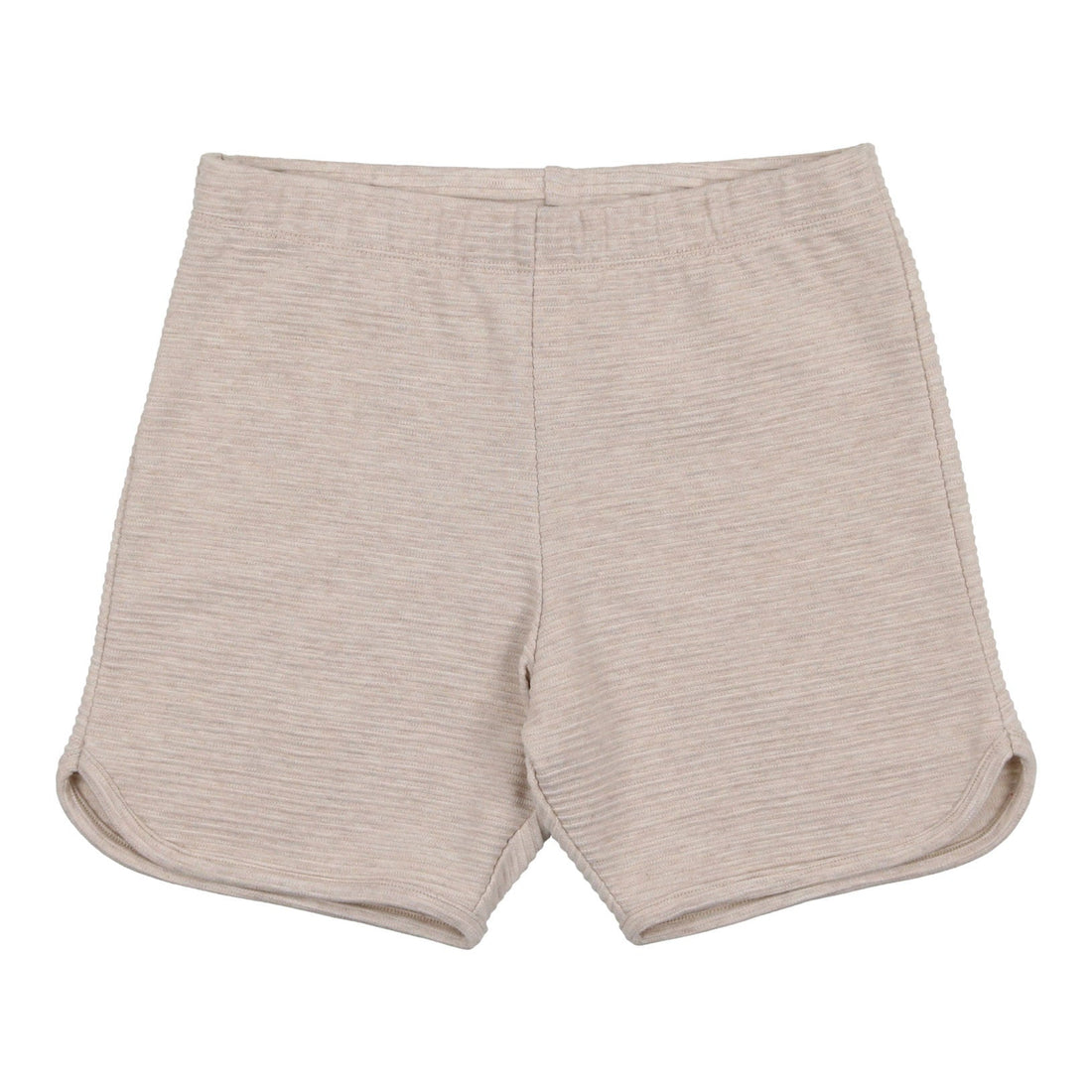 Coco Blanc Shorts Coco Blanc Flaxy Oat Ribbed Shorts