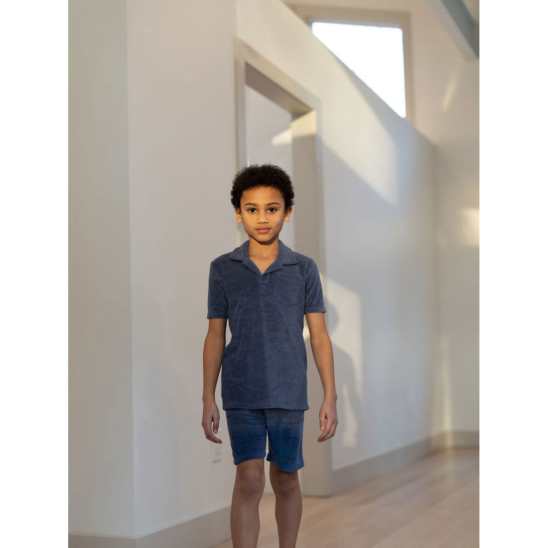 Coco Blanc Shorts Coco Blanc Navy Terry Shorts