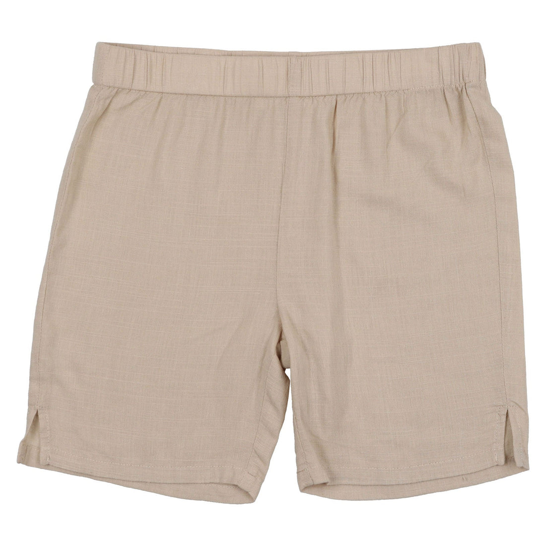 Coco Blanc Shorts Coco Blanc Tan Linen Shorts