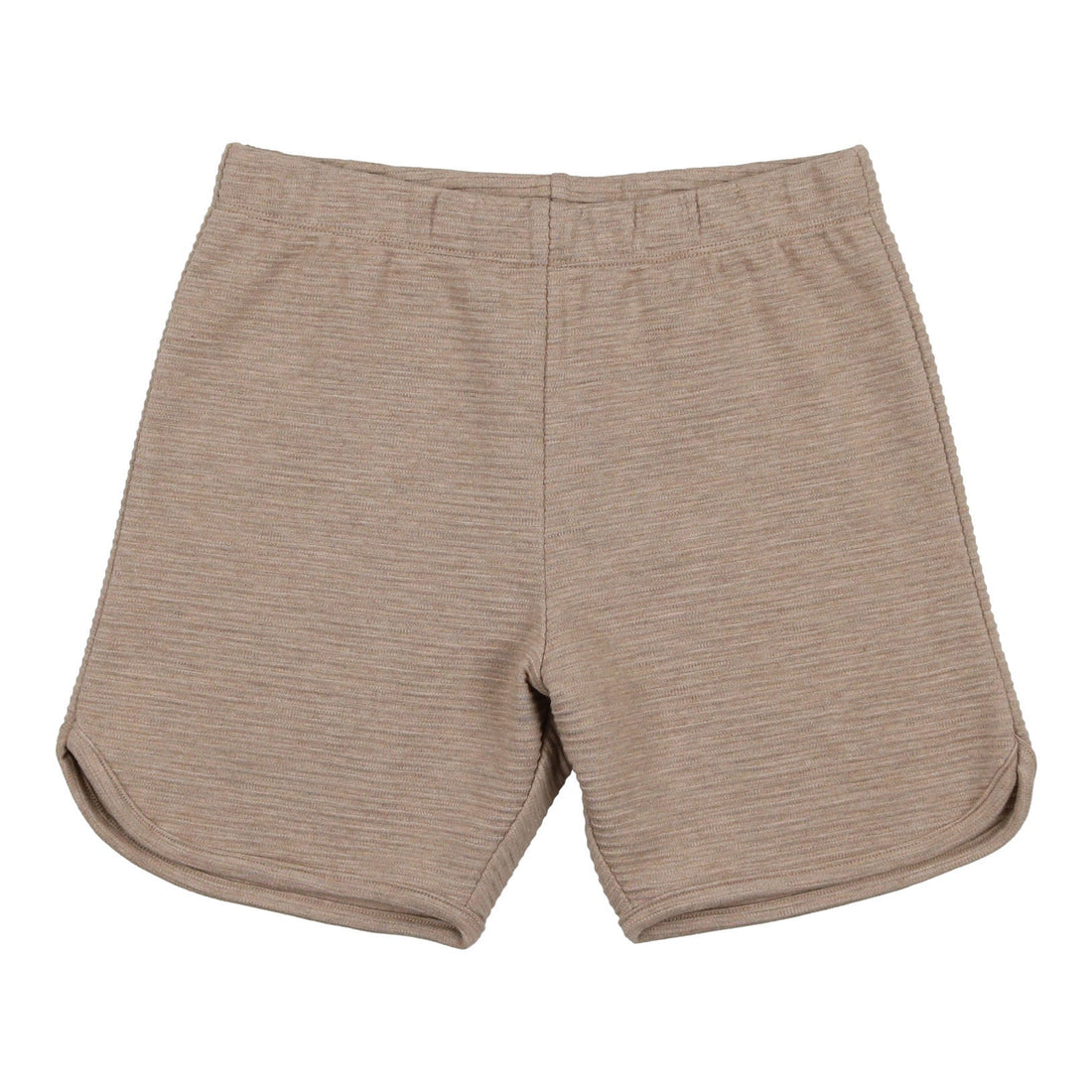 Coco Blanc Shorts Coco Blanc Taupe Ribbed Shorts
