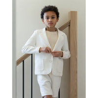 Coco Blanc Suits Coco Blanc Antique White Pique Suit