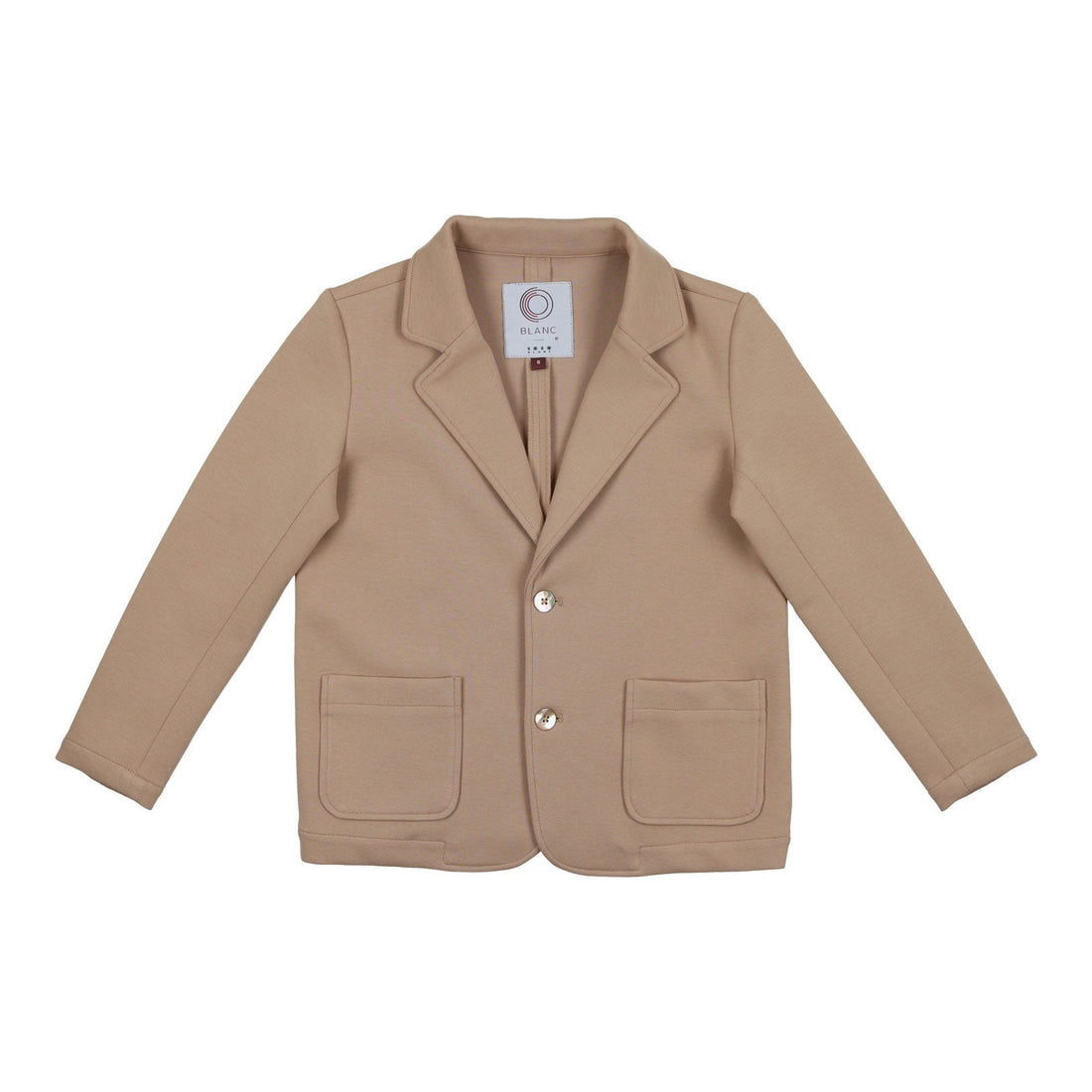 Coco Blanc Suits Coco Blanc Taupe Pique Suit
