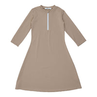 Coco Blanc swim Coco Blanc Taupe/Cream Swim Dress