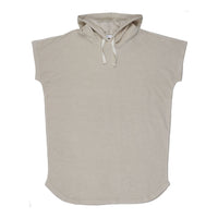 Coco Blanc swim Coco Blanc Taupe/Cream Terry Poncho