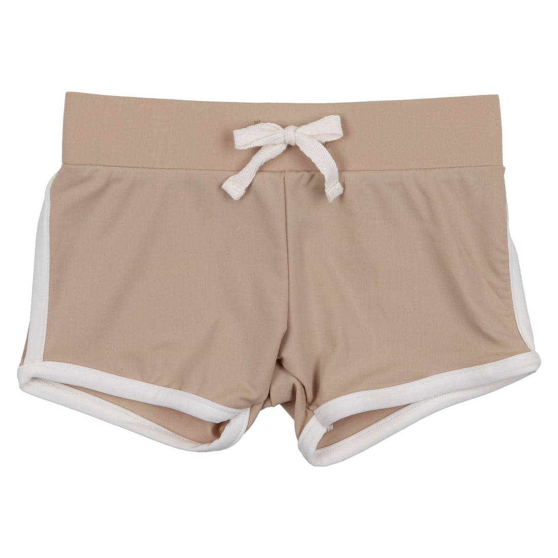 Coco Blanc swim Coco Blanc Taupe/Cream Tight Swim Trunk
