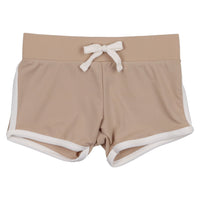 Coco Blanc swim Coco Blanc Taupe/Cream Tight Swim Trunk