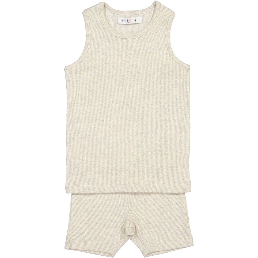 Coco Blanc tops and tees Coco Blanc Oatmeal Ribbed Tank
