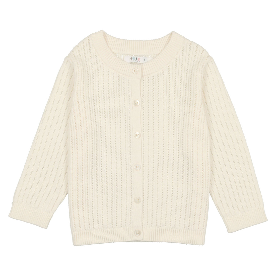 Coco Blanc Cream Pointelle Cardigan