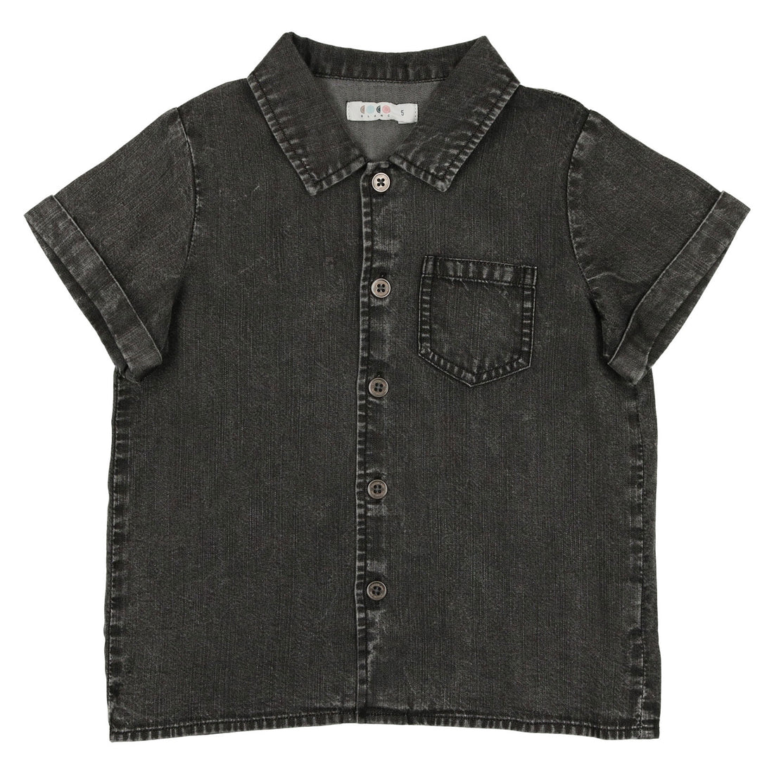 Coco Blanc Black Denim Boys Top