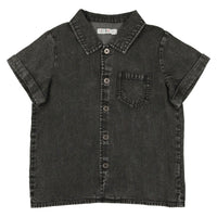 Coco Blanc Black Denim Boys Top