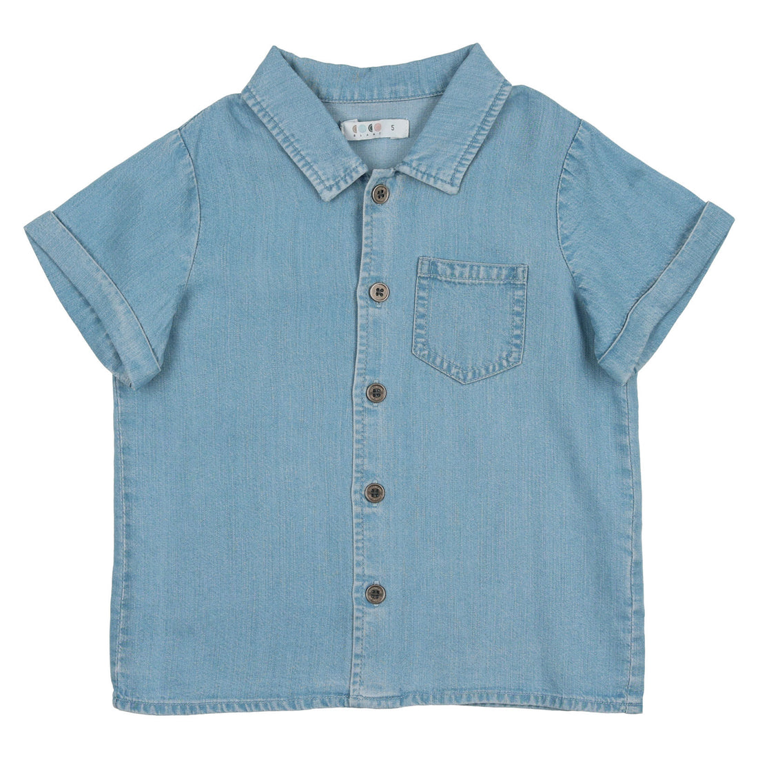 Coco Blanc Light Wash Denim Boys Top