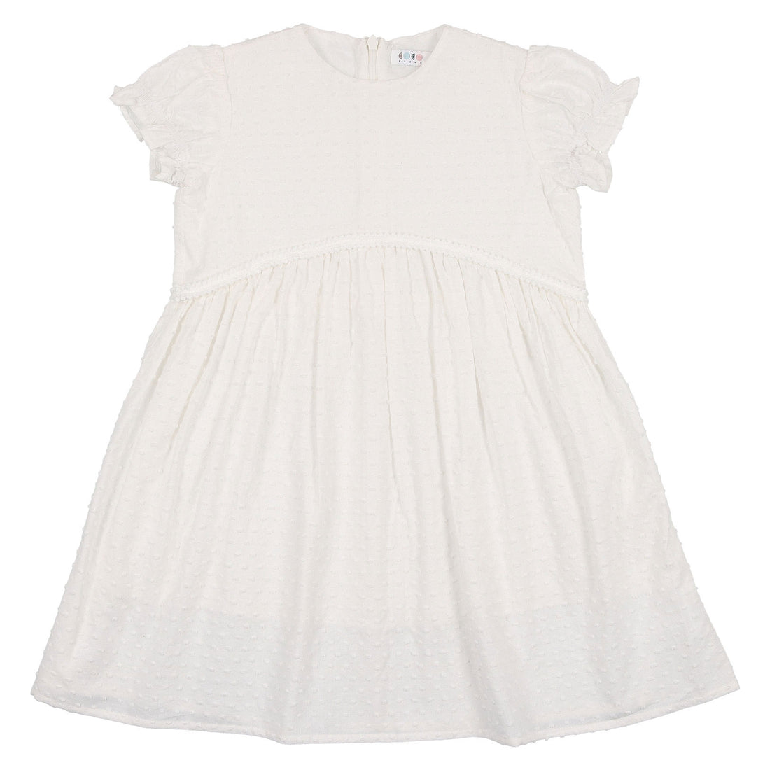 Coco Blanc White Dotted Dress