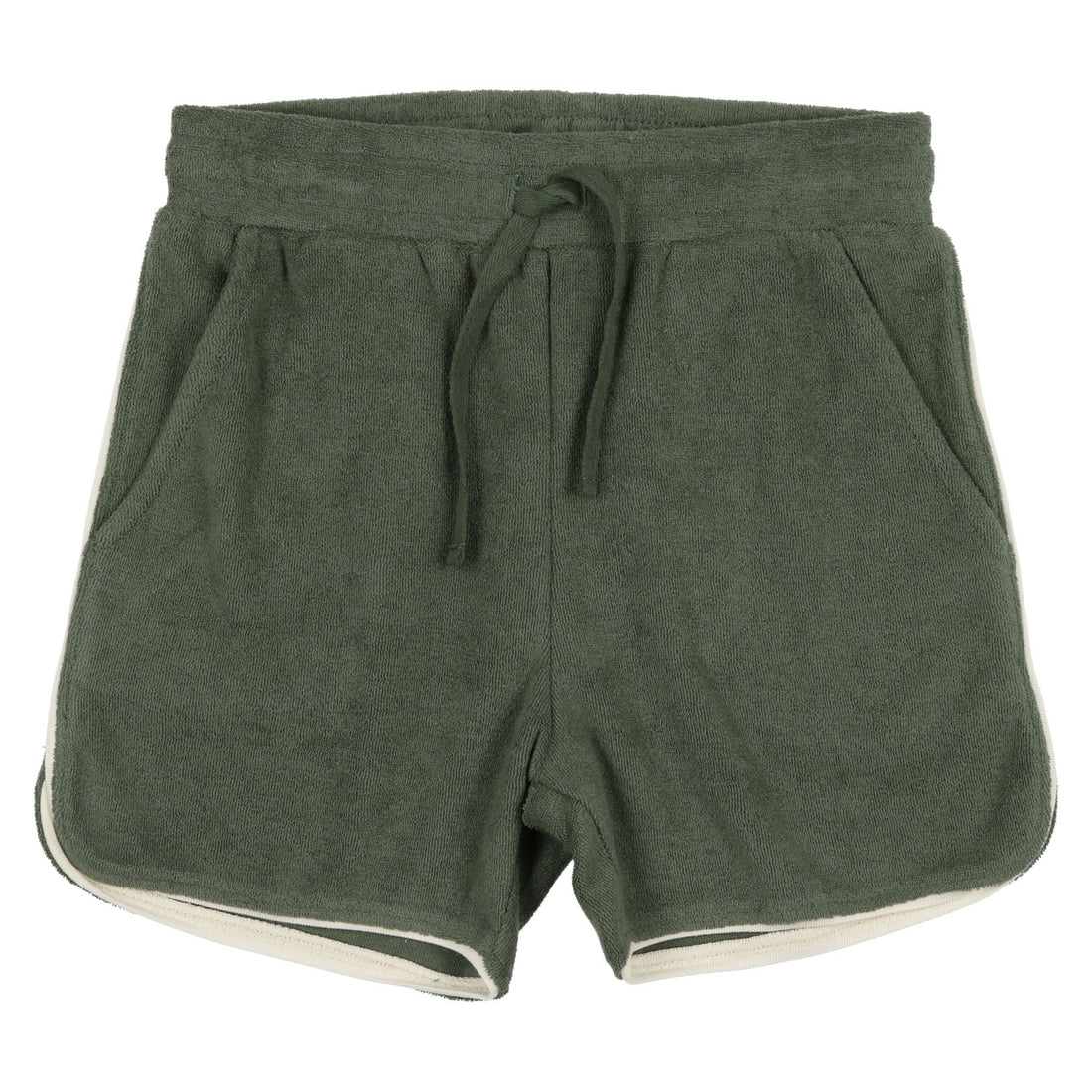Coco Blanc Green Terry Boy Shorts