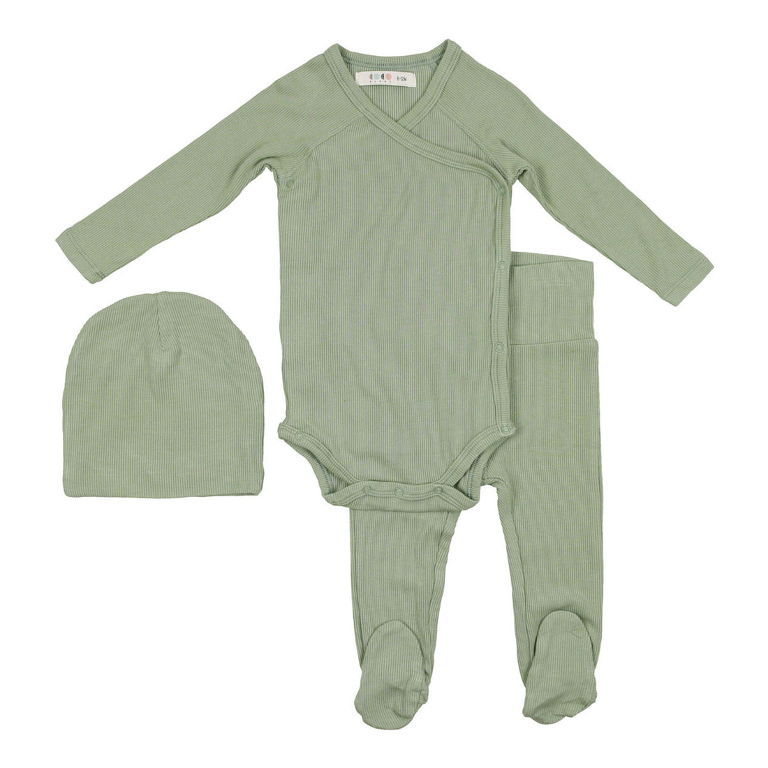 Coco Blanc Sage Green Baby Gift Set