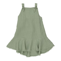 Coco Blanc Sage Green Linen Jumper
